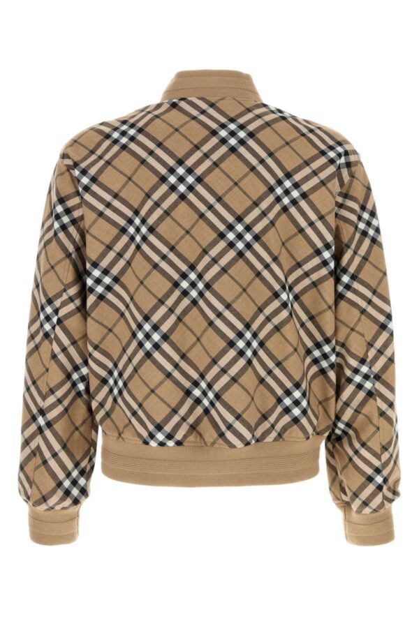 BURBERRY｜Embroidered Polyester Blend Bomber