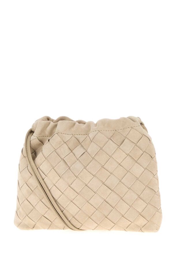 BOTTEGA VENETA｜Sand Suede Crossbody Bag