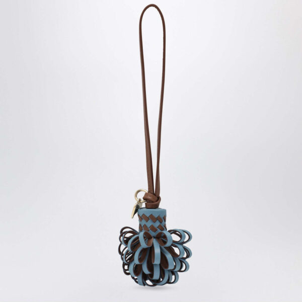 MIU MIU|Blue Brown Nappa Leather Charm