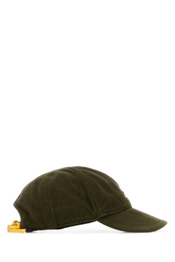 MIU MIU|Olive Green Cotton Baseball Cap