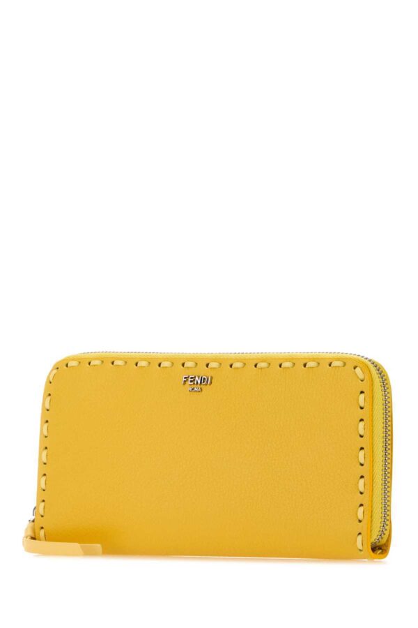 FENDI｜Yellow Leather Wallet