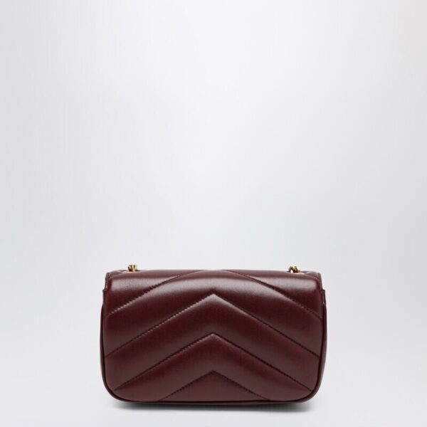 SAINT LAURENT|Mini Loulou Bag In Bordeaux Le