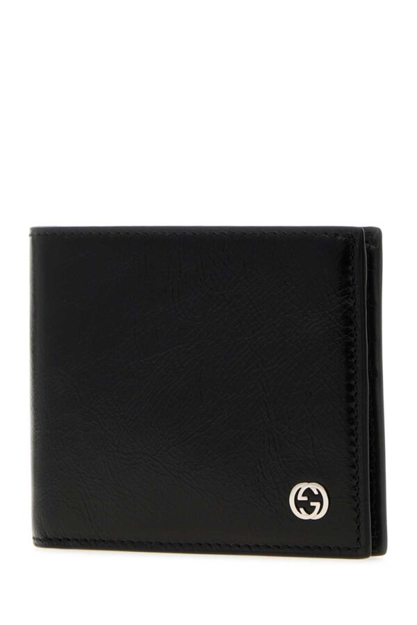 GUCCI｜Black Leather Wallet