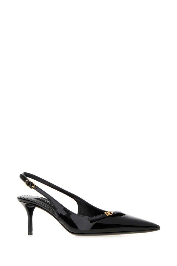DOLCE & GABBANA｜Black Leather Pumps