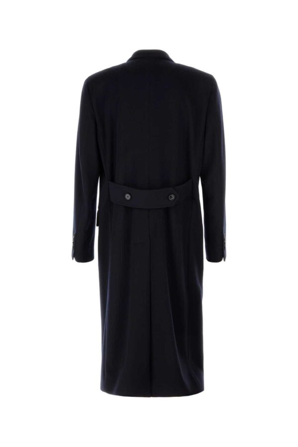 DOLCE & GABBANA｜Midnight Blue Wool Coat