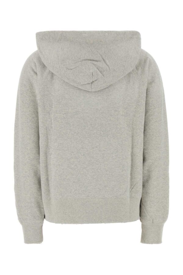 PRADA|Grey Cotton Reversible Sweatshirt